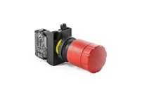 CP Series Plastic 1NC Emergency 30 mm Pull to Release Red 22 mm Control Unit